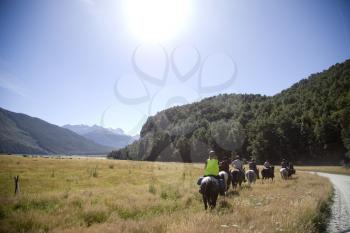 Horseback Riding Mount Aspiring National Park New Zealand