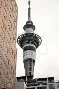 Auckland New Zealand City View Urban Downtown