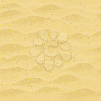 Vector seamless pattern with beach sand.