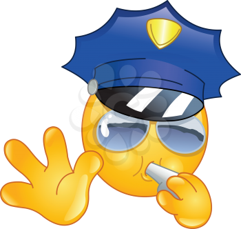 Policeman emoticon