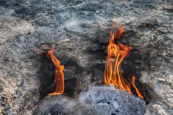 blur in turkey the chimera eternal fire from natural gas     in the rocks