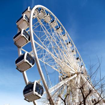 in south africa close up of the blur ferris weel  texture background and sky