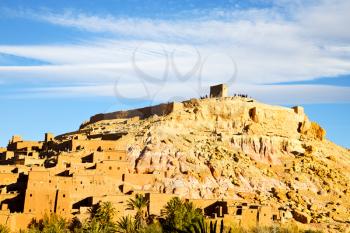 africa in morocco the old contruction and the historical village