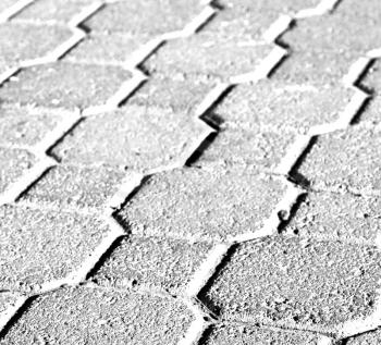 in oman abstract pavement in the old steet and colors