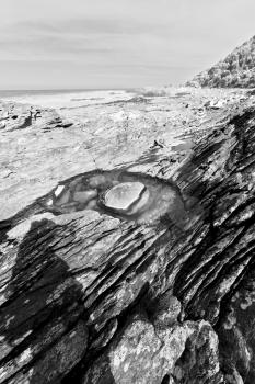  blur  in south africa    sky ocean    tsitsikamma reserve nature and rocks
