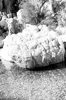   oman old mountain and water in canyon wadi oasi nature paradise