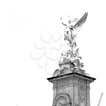 marble and statue in old city of london     england