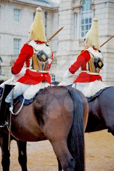 in london england horse and cavalry for     the queen