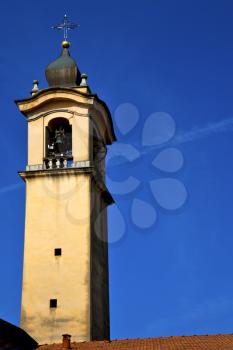 vinago old abstract in  italy   the   wall  and church tower bell sunny day