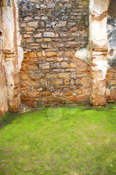 chellah  in morocco africa the old roman deteriorated monument and site
