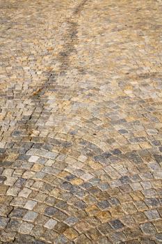 in mozzate  street lombardy italy  varese abstract   pavement of a curch and marble