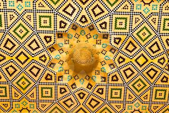 in iran abstract texture of the religion  architecture mosque roof persian history