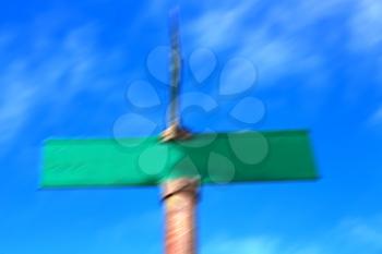 blur in south africa close up of the  city street signal   cape town and clear sky