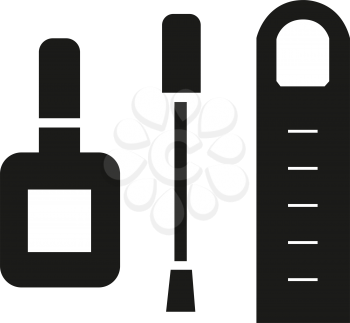 simple flat black herbal medicine icon vector