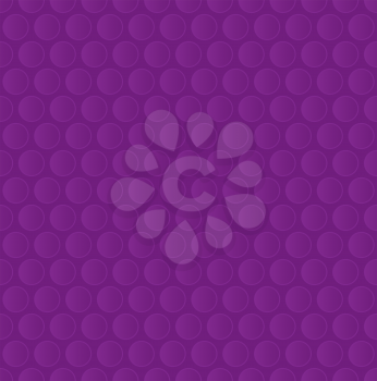 Bubble Wrap. Purple Neutral Seamless Pattern for Modern Design in Flat Style. Tileable Geometric Vector Background.