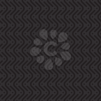 Herringbone neutral seamless pattern in flat style. Tileable vector web background in black color.