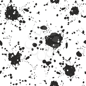 Vector. Seamless abstract grunge blot texture 558