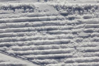 Background of snowmobile track mark on the snow 30324