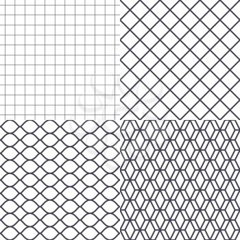 Net, wire and cage background vector illustration