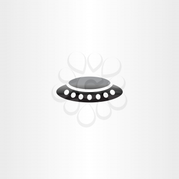 alien ufo icon vector symbol