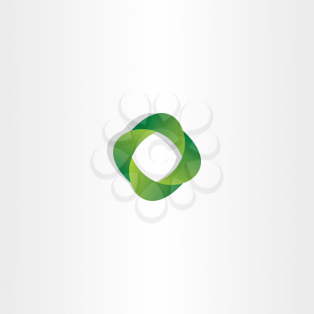eco green gradient logo business symbol
