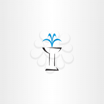fountain vector icon symbol design