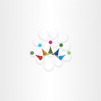 colorful crown icon symbol element
