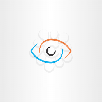 eye vector logo sign symbol design