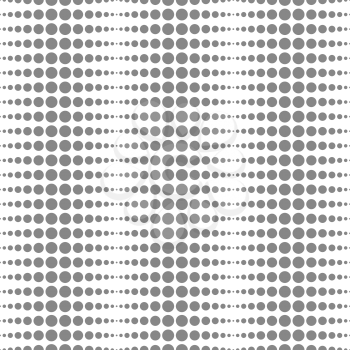 Vector halftone seamless pattern. Abstract dotted black and white background.