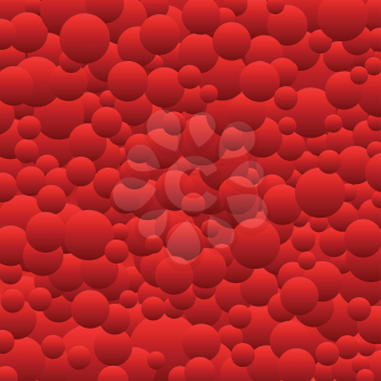The cartoon simple many red gradient circles texture background