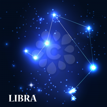 Symbol. Libra Zodiac Sign. Vector Illustration EPS10