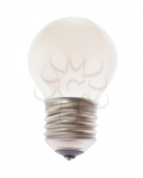 White Lamp. Vector Isolated on the Background. EPS10