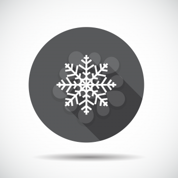 Christmas  Flat Icon with long Shadow. Vector Illustration. EPS10