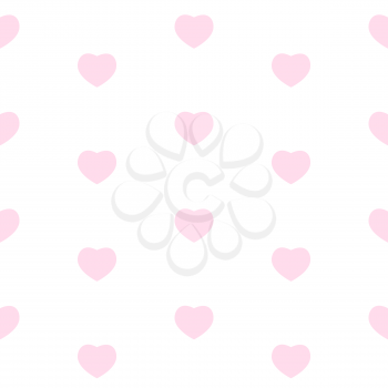 Abstract Love Seamless Pattern Background with Heart. Vector Illustration EPS10