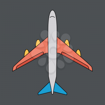 Airplane Transport Icon Vector Illustration EPS10