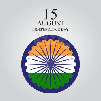 15th August India Independence Day celebration background. Vector Illustration EPS10