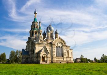 Temple of the Divine Savior of the image in the village Kukoba. Russia