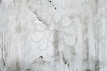 Old white concrete wall, grungy frontal background photo texture