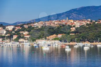 Corsica island, France. Porto-Vecchio town, summer coastal landscape