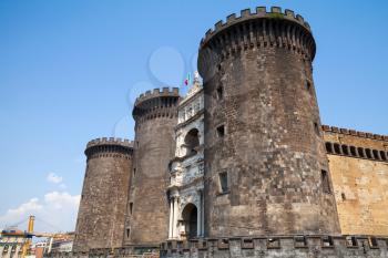 Castel Nouvo is a medieval castle in Naples, Italy. It was first erected in 1279, one of the main architectural landmarks of the city