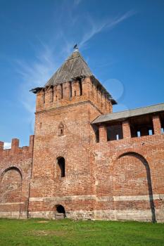 Ancient fortress (Kremlin) in Smolensk, Russia