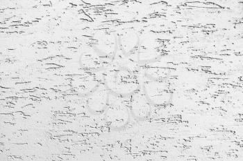 White decorative stucco with relief pattern, flat wall background photo texture