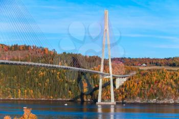 Cable-stayed bridge in Norway, Skarnsund Bridge