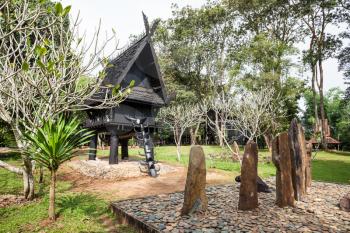 Black Temple in Chiang Rai City, Thailand