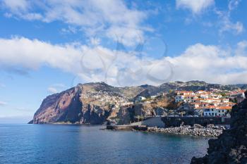 Cabo Girao is a cliff located along the southern coast of the island of Madeira, Portugal 