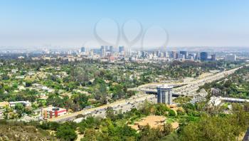 Los Angeles city landscape, California USA