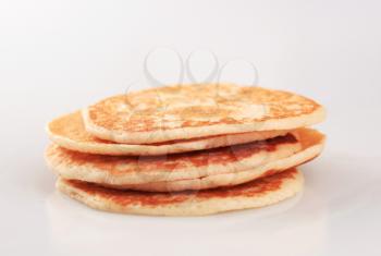 Stack of fried pancakes - studio shot