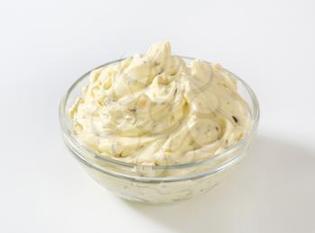 Bowl of savory cream cheese spread
