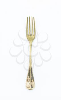 Old rusty metal dinner fork