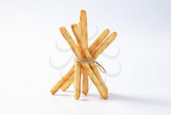 Grissini breadsticks with olive oil